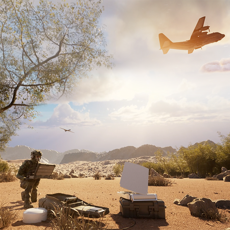 Comm links in the battlefield