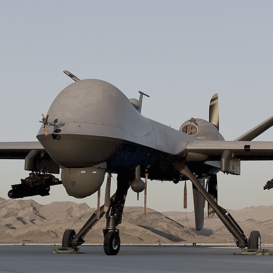 Defense UAV on tarmac